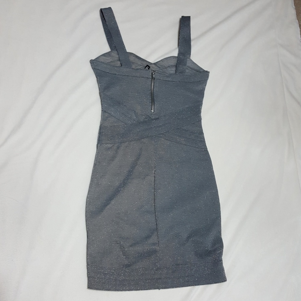 Sexy silver grey dress - Picture 4 of 7